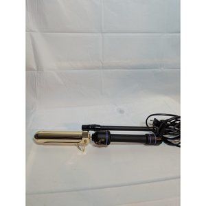 Hot Tools Pro 24K Gold Plated Curling Iron Wand Long Lasting Heat 1-1/4" 8' Cord